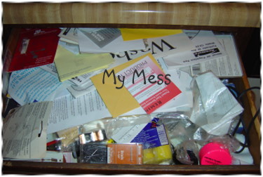 Messy Drawer